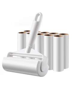 LYNN Lint Roller 16cm 10 Rolls 600 Sheets Pet Hair Remover Magic Lint Roller Sticky Paper Dust Roller