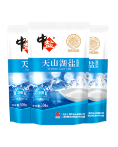China Salt Tianshan Lake Salt 300g*3 [Iodized] Salt Combo Pack