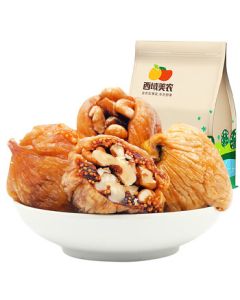 Xiyu Meinong Natural Preservative-Free Snack Dried Figs with Walnut Kernels 250g*2 Bags