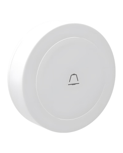 HIKVISION Wireless Doorbell for Home, Long-Range No-Plug Door Chime, Entry Ding-Dong Doorbell with Elderly Caller, 1-to-1 EB18