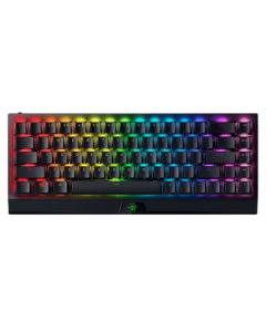 Razer BlackWidow V3 Mini HyperSpeed Ghost Keycap Edition Mechanical Gaming Keyboard - 68 Keys, Wireless Bluetooth Wired RGB Backlit - Yellow Switch