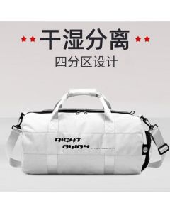 LOHAS Travel Fitness Bag with Wet-Dry Separation, Men's Sports Basketball Crossbody Backpack, Large Capacity Football Gear Storage Carry Bag