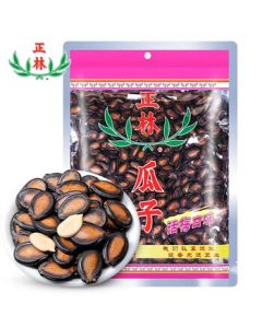 Zhenglin 3A Black Melon Seeds with Preserved Plum Flavor 315g/Bag - Watermelon Seeds, Nuts, Snacks, Childhood Nostalgic Treat