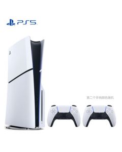 Sony PlayStation5 Home HD Blu-ray TV Motion-Sensing Game Console PS5 China Version with Optical Drive Slim Edition 1TB (Including Vertical Stand) Dual Controller Bundle