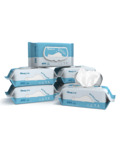 Kleenex Flushable Wet Wipes, 80 Sheets * 6 Packs, Family Pack, Pure Water Flushable Toilet Wipes, Baby-Safe Wet Toilet Tissue