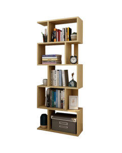 Yameile Bookshelf Floor Standing Simple Combination Multi-layer Living Room Study Balcony Storage Shelf 5-Tier