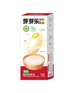 Yayale Soft and Fragrant Organic Germinated Rice for Kids, New Harvest Nutritious Breakfast Porridge Cereal Rice, Ideal Baby Complementary Food Recipe, 1 Jin (500g)