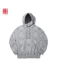 Li-Ning China Li-Ning Hooded Sweatshirt Men's 25 Autumn/Winter Trendy Fashion Minimalist Versatile Sport Top AWDV829