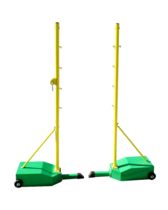 Liangjian Badminton Net Stand Portable Training Competition Badminton Net Stand with Net Standard Green