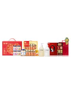 QiaQia Nut Gift Box + Cookies + Fish Maw + Shower Gel Combo