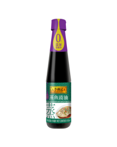Lee Kum Kee Steamed Fish Soy Sauce 410ml No Preservatives Added, for Steaming, Stir-Frying, Blanching & Cold Dishes, Soy Sauce