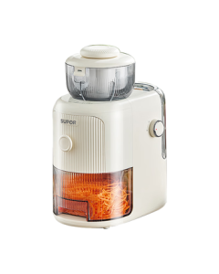 SUPOR Electric Vegetable Cutter Multi-functional Home Food Processor with Adjustable Settings for Slicing and Shredding, Easy to Disassemble and Clean, Large Capacity QC01