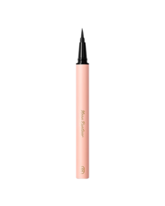 ukiss Eyeliner Liquid Pen 01# Black Soft Tip 0.6g Ultra-Fine Smooth Pigmented Waterproof Sweatproof Smudge-Proof Birthday Gift