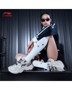 Li Ning Star Ring丨Classic Casual Shoes for Women 2025 New Fashion Trend Retro Versatile Sneakers AGCV356