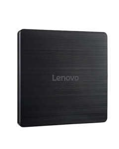Lenovo GP70N 8X External DVD Drive, External DVD Burner, Portable Optical Drive, External CD Drive - Black