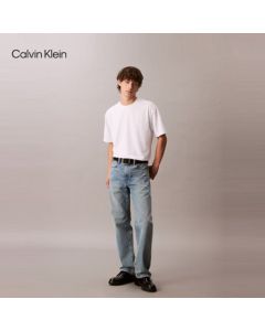 Calvin Klein Jeans【Moisture-Wicking & Quick-Drying】Men's Casual Loose-Fit Round Neck Short-Sleeve T-Shirt for Summer 2025
