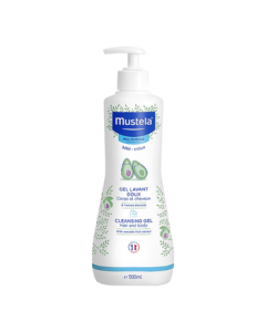 Mustela Baby Shampoo & Body Wash 2-in-1 500ml, Specially for Infants, Imported from France