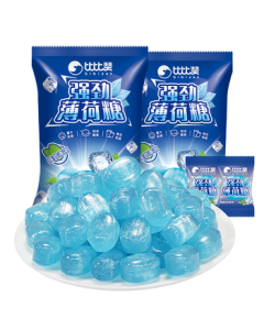 BIBIZAN Strong Mint Candy 500g, Fresh Breath, Bulk Healthy Snack for Casual Eating, Hot Pot Entertaining, and Wholesale