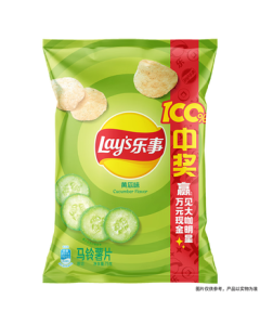 Lay's Potato Chips Cucumber Flavor 75g Snack Puffed Food