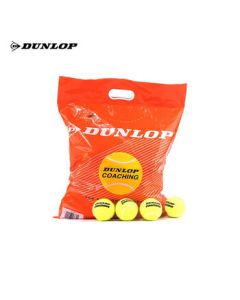 Dunlop (DUNLOP) Training Tennis Balls in Bag, Pressureless, 48-Pack, COACHING Series 10269897