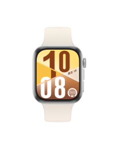 HUAWEI WATCH FIT 4 Active White Fluororubber Strap - Huawei Sports Smartwatch with Ultra-Thin Large Screen, Trendy Design, Bluetooth Calling, Sleep Monitoring (FIT 4)