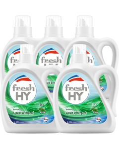 Walex Clear & New Laundry Detergent Pine Scent 15 Jin Full Bottle Combo (2.25L*2 + 1L*3) - Kills Bacteria & Dust Mites with Long-Lasting Fragrance