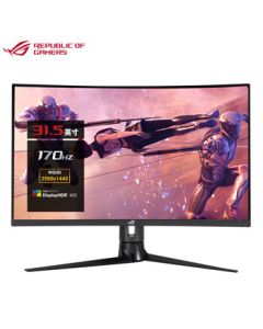 ASUS ROG 31.5-inch Gaming Monitor, 1800R Curved Display, 2K Resolution, 170Hz Refresh Rate, HDR400, Type-C, XG32VC Ultimate 32" Curved Monitor