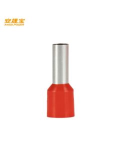 Angel Power Tubular Terminal Pin-Type Pre-Insulated Terminal E2510 European-Style Crimp Terminal Lug Brass Wire Quick-Connect Terminal AB-E2510R