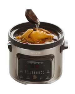 Joyoung Quick Stew Electric Stew Pot, Electric Stew Cup, Electric Casserole, Purple Clay Stew Pot, Bird's Nest Stew Cup, Porridge Pot, Direct Stew 5L Large Capacity Multi-function Pot with Preset and Keep Warm Function GD506