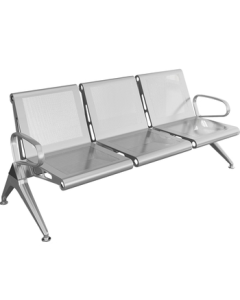 Onader Steel Airport Chair, Clinic Waiting and Infusion Bench, Three-Seater Long Bench Waiting Chair