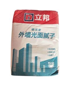 Nippon Paint Quick Coat Exterior Smooth Putty Powder - Waterproof & Alkali-Resistant Putty, 20kg/bag, Covers Approx. 10㎡ (Minimum Order: 15 Bags, Priced per Bag)