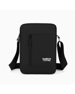 XMSJ Outdoor Emergency Kit Nylon Crossbody Bag; Black with Login