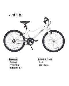 Decathlon Kids Bicycle for Boys and Girls, 20-Inch Single-Speed Bike OVBK-4228391