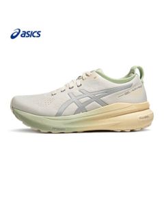 ASICS Women's Night Running Shoes GEL-KAYANO 31 LITE-SHOW CN Cream/Silver 39.5