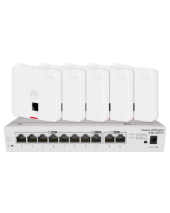Huawei Whole-Home WiFi 6 Kit Wireless AP Panel 3000M Gigabit Dual-Band 1-Drag-5 Whole-Home Router AC+AP Large-Space Networking (AP162E*5 + 10-Port Gateway All-in-One)