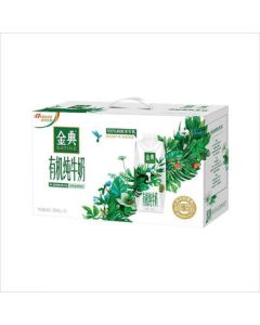 Yili JinDian Organic Pure Milk 250ml*10 Box/Carton (Dream Cap)