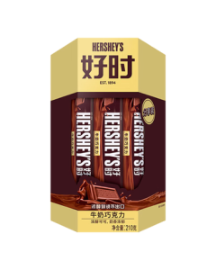 Hershey's Milk Chocolate 14 Bars 210g Boxed Office Snack Mid-Autumn Festival Gift for Elders
