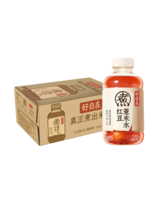Genki Forest Hao Zizai Genki Natural Water Red Bean & Barley Water 500mL*15 Bottles Simmered Craft Mid-Autumn Festival Gift