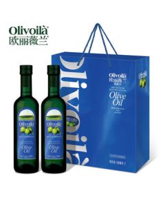 Olivoila Pure Olive Oil Cloud Series 500ml x 2 - Healthy and Nutritious for Cooking and Cold Dishes