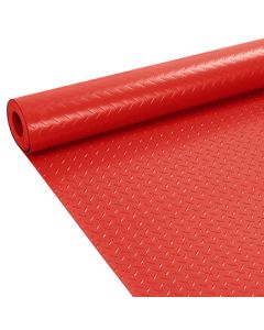 Shangtao Whale Non-Slip PVC Waterproof Moisture-Proof Floor Mat, Foot Mat Carpet for Corridor, Factory, Bathroom, Anti-Slip Vinyl Floor Mat, Red 1.5m Width x 1m Length (Order Multiple Items for Desired Length)
