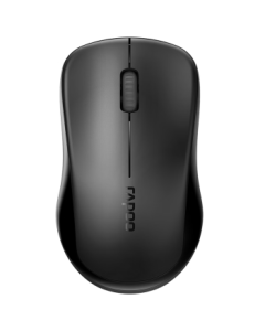 Rapoo 1680 Wireless Mouse, Office Mouse, Silent Mouse, Portable Mouse, Ambidextrous Mouse, Laptop Mouse, Computer Mouse, Business Mouse, Black