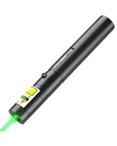 Whist 7219 Green Laser Pointer LCD Screen Teaching Presentation Pointer Outdoor Green Laser Pointer LED Screen Rechargeable Laser Flashlight for Sales Office Sand Table
