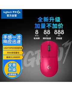 Logitech PRO X SUPERLIGHT 2 Wireless Gaming Mouse GPW3 (G Pro Wireless 3) Professional Esports Symmetrical Design, Pink - Holiday Gift for Boyfriend/Girlfriend