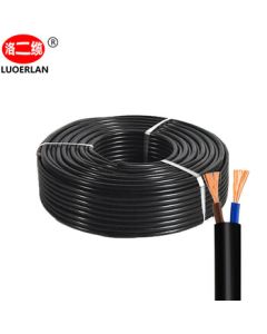 Luo Er Cable YZ-300/500V 2*2.5mm² Copper Core Rubber Flexible Cable Outdoor Wear-Resistant Two-Core Power Cord Price per Meter
