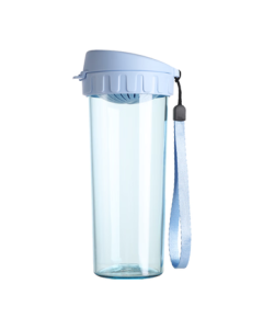 Tupperware Tea Rhythm 500ML Plastic Cup for Men and Women, Students Summer Sports Water Bottle, Outdoor Portable Large Capacity, Ice Blue