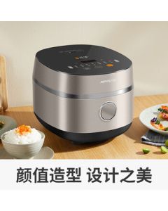 Joyoung 4L Large Capacity Low-Sugar Rice Cooker with Smart Reservation, Multi-Function High Power, Traditional Stove Design for Childhood Rice Aroma, 3-8 Persons, Model 40FY33 [Traditional Stove Pot - Light Food Low Sugar]