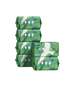 Deyou Facial Cleansing Wipes 60 Sheets * 6 Packs, Extra Large & Thick, Dual-Purpose Dry/Wet Disposable Cotton Soft Towels 20*20CM