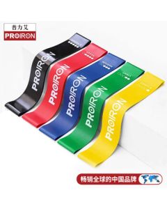 PROIRON Pull-Aid Yoga Hip Resistance Bands for Men & Women, Elastic Loop Bands for Leg Workouts, 10-50 lbs Set