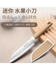 Pailais Stainless Steel Fruit Knife, Home Utility Knife, Melon Knife, Peeler with Sheath, Kitchen Knife Set