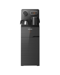 Joyoung Smart Touch-Control Tea Bar Water Dispenser, Household Standing Bottom-Mounted Bucket Fully Automatic Water Filling Smart Remote Control Barrel Water Tea Bar Machine, Warm Model JYW-WH370